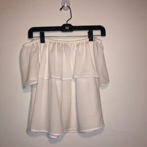 Cute off the shoulder tank!